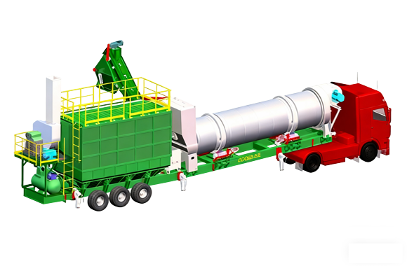 移动滚筒式沥青混合料搅拌设备